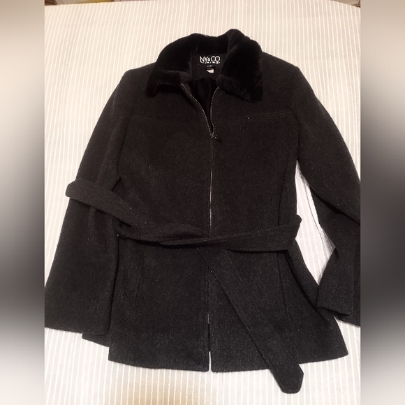 NY and company Jackets & Blazers - EUC 100% Wool NY and company Wool jacket size 6